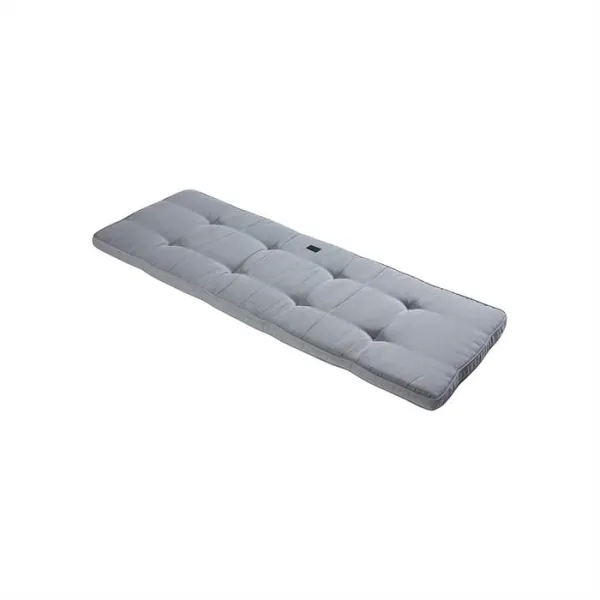 Cojín para banco de 3 personas - 141 x 50 cm - Gris