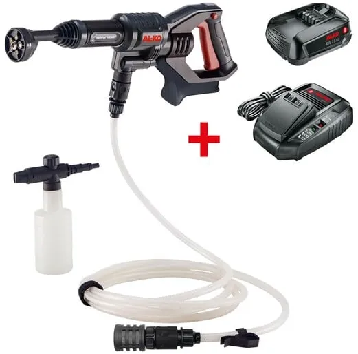 AL-KO Hidrolimpiadora a batería PW 1850 18 V incl. batería y cargador