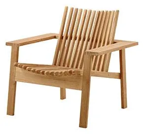 Cane-Line Amaze sillón lounge - teca - apilable