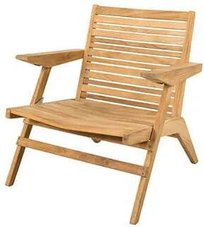 Cane-Line Flip sillón lounge - Madera de teca