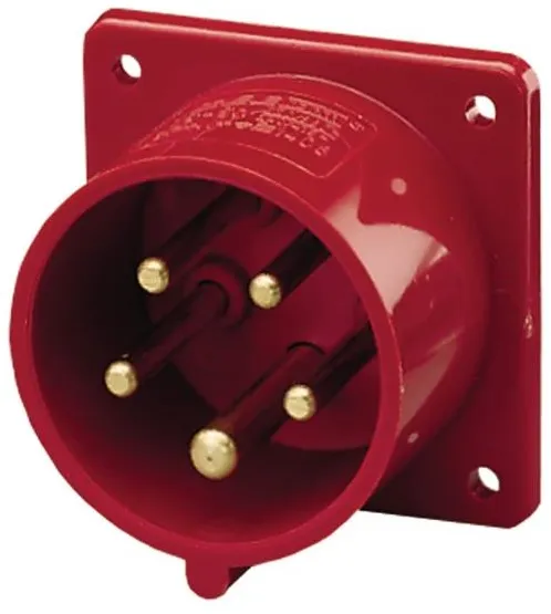 Entrada de aparato Mennekes CEE de 5 polos 16A 400V IP44 6H