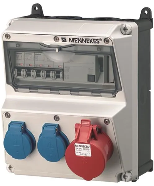 Mennekes AMAXX Panel de control Schuko 5 polos 16Aol IP44