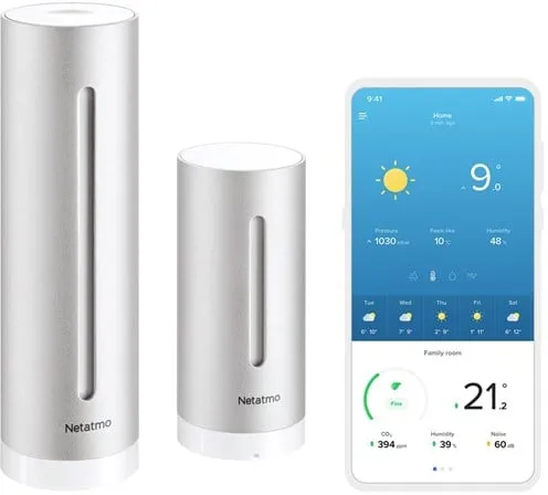 Estación meteorológica inteligente Netatmo